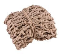 Jute Hemp Rope Nets for Safety and Decorative,Rope Ladder for Kids and Pet,Versatile Rope Net,Tree House Climbing Child Safety Stair Balcony Railing Prote(Size:1.5mx4m(4.9x13.1ft),Color:Diamond Mesh)