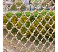 Jute Hemp Rope Nets for Safety and Decorative,Rope Ladder for Kids and Pet,Versatile Rope Net,Tree House Climbing Child Safety Stair Balcony Railing Prote(Size:0.5mx10m(1.6x32.8ft),Color:Diamond Mesh)