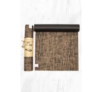 Myga RY1241 - Jute Yoga Mat - High Performance Vegan Floor Exercise Mat - Eco Friendly Biodegradable Yoga Mat with PVC Backing - 5mm Thickness - Black, 183cm x 61cm x 5mm