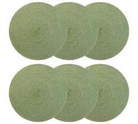 Jute Placemets 100% Tossa Jute Home Decor Table Setting Eco-Friendly vidaXL