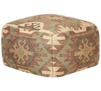 Jute Pouffe Multicolour CUMBUM