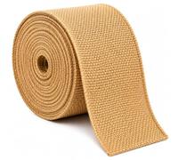 Jute Ribbon 10cm x 25m - Hessian Burlap Ribbon Roll for Wedding Decor, Table Runners, Floristry & Gift Wrapping