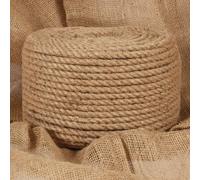 Jute Rope 10mm x 250m Natural 100% Jute Twine Beige Durable Garden Outdoor Craft