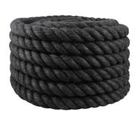 Jute Rope 60cm Black 3-Ply 100% Tossa Jute Strong Rustic DIY Gardening Packaging