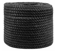 Jute Rope Black 12cm 3-Ply 100% Tossa Jute Natural Rustic DIY Strong Grip 4.3kg