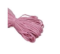 Jute Rope Cord 10m Hemp Flat Rope Braided Cord Jute Burlap Ribbon Rustic Vintage Wedding DIY Packing Decor Weave String(Color-14)
