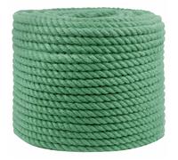 Jute Rope Green 100% Tossa Jute 3-Ply 10cm Rustic Garden Twisted Heavy-Duty Cord