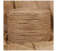 Jute Rope Natural 4mm x 100m 100% Jute Twine Strong Rustic Craft Garden Cord Eco