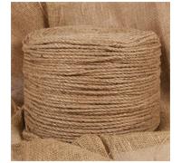 Jute Rope Natural 6mm x 50m 100% Jute Twine Craft Gardening Rustic Durable Decor