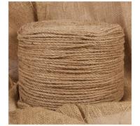 Jute Rope Natural 8mm x 25m 100% Jute Braided Twine for Crafts & Garden HomeDIY