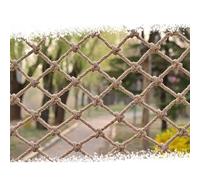 Jute Rope Netting for Climbing Plants Wall Decor for Cafés Bars Living Rooms Bookstores - 2Mx4M Indoor/Outdoor Use