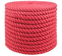 Jute Rope Red 100% Tossa Jute 16 cm 3-Ply Rustic Garden & DIY Cord Stronger Grip