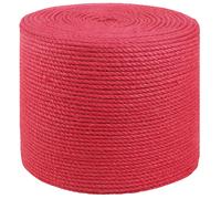 Jute Rope Red 100% Tossa Jute 6 cm Diameter 3-Ply Natural Rustic Gardening DIY