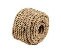 Jute Rope Suitable For Various Indoor And Outdoor Projects Such As Handicrafts Cat Scratch Stickers Home Decor Gardening Flower Baskets Swing Beds Seawall Fences(28mm,5m/16ft)