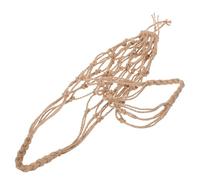 Jute Rope Wine Bottle Carrier Net Bag Hand Woven Wine Bottle Transport Mesh Holder with Handle for Travel Home Wedding Storage