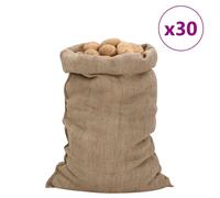 Jute Sack Natural 60x105 cm 100% Jute 340gsm Multipurpose Garden Storage x30 Bag