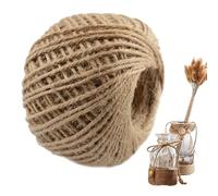 Jute String - 164ft Product Packaging Twine | Knitting Macrame Jute Strings,for DIY Crafters Farmers Wedding Planners Event Coordinators Interior Designers Landscapers Nursery Owners Workshop Garage