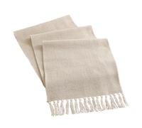 Jute Table Runner Vintage Woven Cotton Linen Table Runner Country Wedding Party Decoration Home Textiles Runners For Home Decoration(Wave Pattern,33 X183cm)