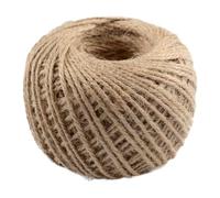 Jute Twine - 164ft Natural Crafting Rope, 3mm Vintage String Roll for Packaging, Knitting Macrame Jute Strings, Macrame Weaving, Garden Tasks, DIY Crafters, Wedding Planners, Bouquet Wrapping