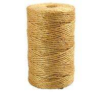 Jute Twine, Thin Jute String 2 mm 2 ply Jute Rope Garden Twine for DIY Arts Crafts Floristry Bundling Gardening Twine (10 m / 32.8 ft)