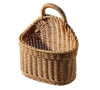 Jute Wall Basket Happens - Handmade General Storage Baskets with Suspension Decorative Boho Wall Baskets for Home Decor | Stomach Basket Solution with Natural Structure, Practical Storage