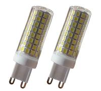 JUTHREE G9 LED Bulb 10W, 100 Watt Halogen Bulb Replacement, Dimmable 1000LM, 360° Beam Angle, AC 220V for Home Lighting 2 Packs(Daylight White)