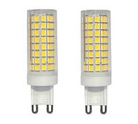 JUTHREE G9 Led Bulb 10W Equivalent to 100W Halogen Bulbs, Dimmable 1000lm No Flicker, 360° Beam Angle, AC 100-120V 2 Pack(Warm White)