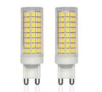 JUTHREE G9 Led Bulbs Replace 200W Halogen,G9 10W Dimmable,AC220V-240V, 0-100% Dimming G9 Led Bulbs for Chandelier Ceiling Pendant Lighting, 2 PACK(Cool White)