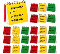 Jutom 36 Pcs I Need Help Mini Flip Chart for Teacher Needs Classroom Management Needs Tools Teacher Incentives Self Assessment Cards for Kids Toddlers Students Behavior School Supplies