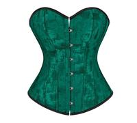 jutrisujo Corset for Women Tops Vintage Renaissance Lace up Outfits Medieval Party Waist Green XXS