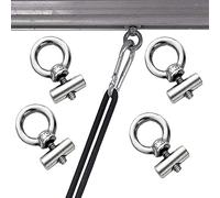JUTTAUTO 4Pcs Awning Rail Stoppers 6mm for Caravan Motorhome Campervan Camping Tent Equipment Awnings Accessories, 304 Stainless Steel