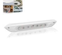 JUTTAUTO Caravan Awning LED Light 12V Motorhome Waterproof Porch Door Exterior Lamp 3 Levels Adjustment Modes Dimmable Wall Lights for RV Camper Van T4 T5 Boat Yacht Truck Outdoor Camping Lighting