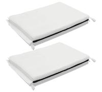 JUUDDENPARTS 2 Packs 2-in-1 H13 True HEPA Activated Carbon Replacement Filters, Replacement for BLUEAIR Blue Max 3350i Blue Pure 311i Max