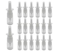 JUUDDENPARTS 20 Pcs 5ml Nasal Spray Bottle, Refillable Fine Mist Sprayer, Transparent Small Spray Bottles, Suitable for Travel and Outdoor Hiking