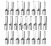 JUUDDENPARTS 25pcs Tinned Pure Copper Non Insulated Flat Pin Terminal, Naked Needle Connector for 25mm² Cable, Suitable for Cars, Motorcycles, and Industrial Equipment