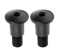 JUUDDENPARTS 2Pcs CNC Motorcycle Handlebar Bar End, Replacement for Yamaha MT125 MT07 MT09 MT10 XSR700 XSR900, Motorcycle Bar Ends Mirror Adapter