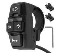JUUDDENPARTS 3-in-1 Motorcycle Headlight Turn Signal Horn Switch, Versatile Control Button Kit for Scooters, Electric Bikes, and Mountain Bikes