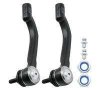 JUUDDENPARTS 48527JD01A 2Pcs Front Left and Right Axle Left Tie Rod End, Track Tie Rod Ends Set, Replacement for Nissan, X-Trail T31 2007-2013, Qashqai J10 NJ10, Replacement for Renault Koleos I HY