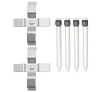 JUUDDENPARTS BPF1266C Rear Brake Pad Caliper Hardware Bolt Pad Shim Kit, Replacement for Saab 900 Mk2 1993-1998, Replaces 109-1266 KIT310 LX0263 MBA1266