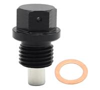JUUDDENPARTS M12 x 1.25mm Sump Drain Nut Bolt with Copper Crush Washer Replacement for BMW Replacement for Volvo Oil Pan Drain Plug