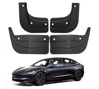 JUUDDENPARTS Mud Flaps Splash Guards Replacement for Tesla Model 3 Highland 2024 2025, No Drilling Required, All Weather Protector Mudguards (Set of 4)