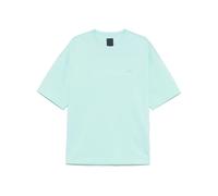 Juun.J logo-embroidered T-shirt - Blue S-M