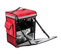 juunyeer 42L Food Delivery Backpack, Foldable Insulated Delivery Bag with 1 Removable Divider, Large Catering Pizza Takeout, Cooler Warm Bag for Bicycle,Home Outdoor Picnic Transport, 32 * 23 * 46cm