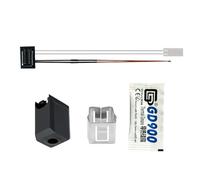 JUUPINE 24V 60W Bambu Lab P1P Ceramic Heater and Thermistor Kit for Bambu lab P1P/P1S 3D Printers, 300℃ High Temperature Sensor with 1pcs Thermal Grease,1pcs Fixing clipand 1pcs Silicone Sock.