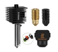 JUUPINE Hotend for Bambu Lab A1 Mini/A1 Print Head Upgrade High-Temperature 0.4MM Hardened Steel Nozzle Hot End Kit with1PC 0.4 mm Brass nozzle and1PC 0.4 mm hardened steel nozzle