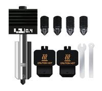 JUUPINE Upgraded for Bambu Lab H2D Hotend 0.4MM Quick Detachable Nozzle Design Extruder hot End kit for Bambu Lab H2D/A1/A1Mini with 0.2/0.4/0.6/0.8mm Replaceable Hardened Steel Nozzle