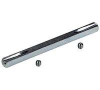 JUVA Lever Handle pin Iron Square Spindle 8mm for Lever Handle Sets and Door Handles - H10261 | Square Spindle 8 x 120 mm | Lever Handle Square Spindle Made of Hardened Steel | 1 Piece - Slotted pin