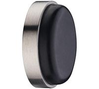JUVA TP 5010 Wall Door Stop Rubber Buffer Round Aluminium Silver | Depth: 15 mm | Stopper for Wall Mounting | Made in Germany | Pack of 1 - Wall Buffer Including Mounting Material