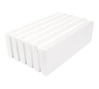 Juvale Craft Foam Block - 6-Pack Rectangle Polystyrene Foam Brick - Styrofoam Blocks for Sculpture, Modeling, DIY Arts and Crafts - White, 12 X 4 X 1 Inches