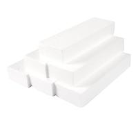 Juvale Craft Foam Blocks (6-Pack) - Rectangular Polystyrene Foam Bricks for Sculpture, Modeling, DIY Arts and Crafts - White, 30.5 x 10.2 x 5.1 CM Each